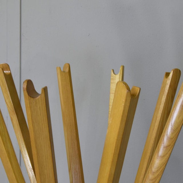 Wood Mid-Century Modern Coat Rack by Zanotta, 1960s For Sale - Image 7 of 8