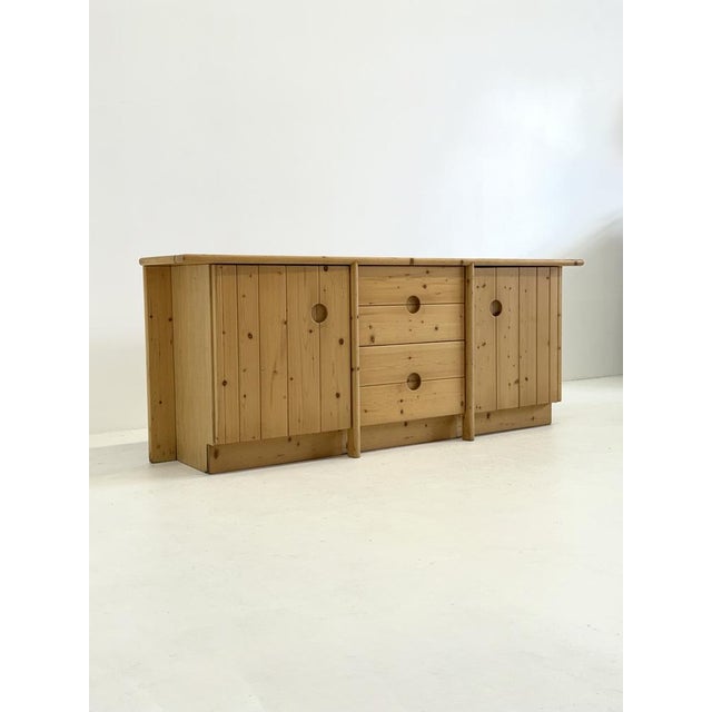 Pine Sideboard by Charlotte Perriand for Les Arcs, 1970s For Sale - Image 9 of 11