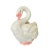 Ceramic Vintage Hollywood Regency Hand-Painted Ceramic Swan Jardinière For Sale - Image 7 of 12