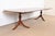 Late 20th Century Henkel Harris Georgian Mahogany Double Pedestal Extension Dining Table, Newly Refinished For Sale - Image 5 of 12