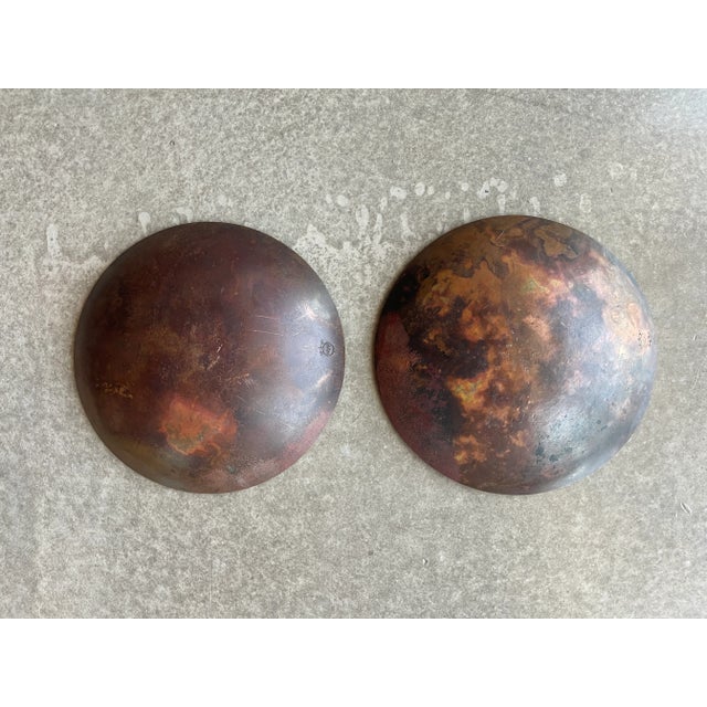 Copper 1990s Bruce R. MacDonald Brm Dome Copper Bowl Sculptures Signed Numbered Set For Sale - Image 8 of 10
