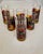 Mid-Century Modern Vintage Curtea Sticlarului Hand Blown, Hand Painted Highball Glasses - Set of 6 For Sale - Image 3 of 10