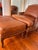 1990s Ethan Allen Bergere Leather Chair and Ottoman For Sale - Image 11 of 17