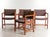 Armchairs with Wood Frame by Christian Hvidt for Søborg Møbelfabrik, Denmark, 1960s, Set of 4 For Sale - Image 6 of 6