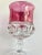 Tiffan-Franciscan Pink Cranberry King's Crown Flashed Plate & Glassware Set - Set of 31 For Sale In Boston - Image 6 of 13