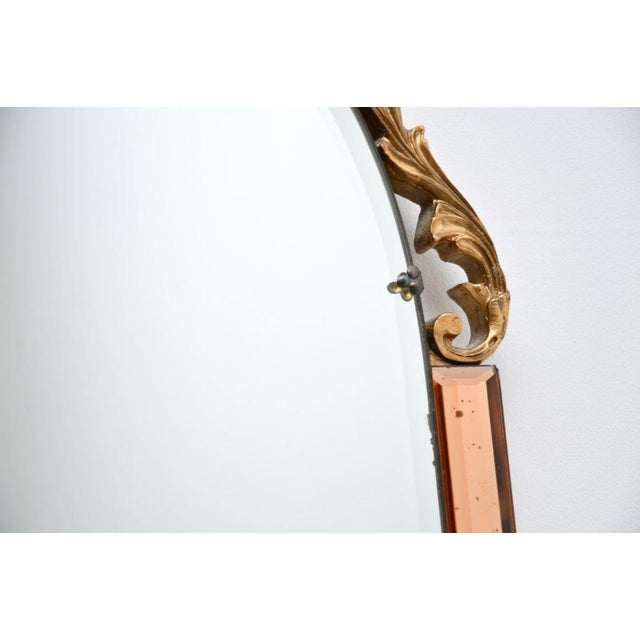 1930s Vintage Art Deco Decorative Mirror, 1930s For Sale - Image 5 of 9