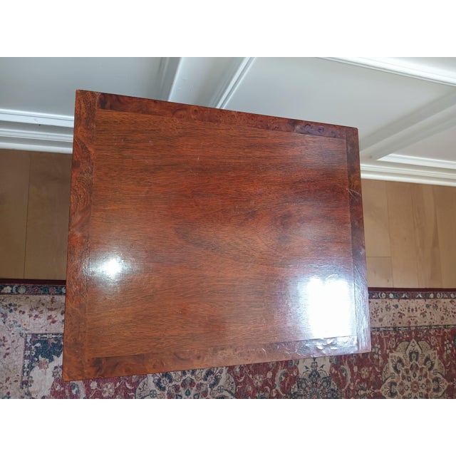 Chestnut Maximize Your Living Space Without Sacrificing Classic Elegance With This Versatile Antique Sheraton-Style Mahogany Nesting Extension Table. For Sale - Image 8 of 12