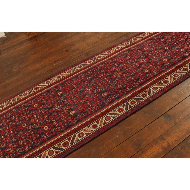 Red Middle Eastern Hand-Knotted Rug For Sale - Image 8 of 11