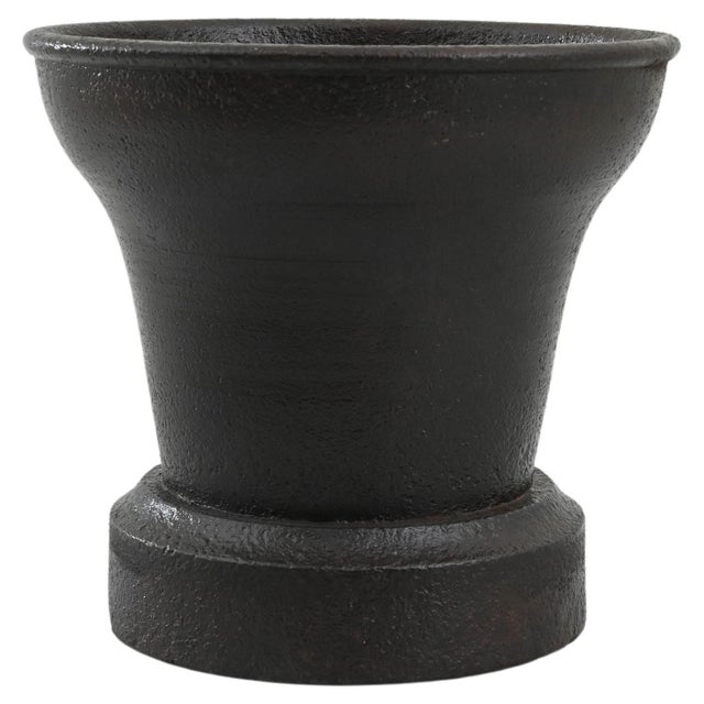 Metal 19th Century French Cast Iron Mortar For Sale - Image 7 of 18