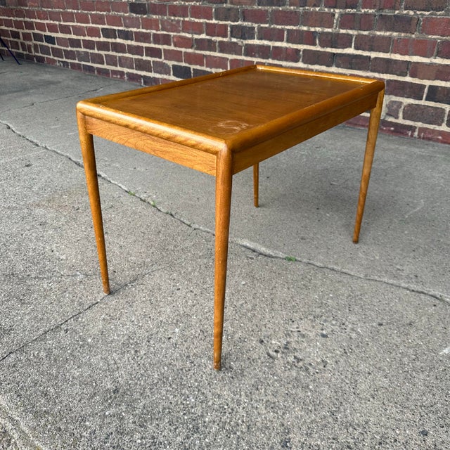 1950s t.h. Robsjohn Gibbings for Widdicomb Side Table For Sale - Image 5 of 12