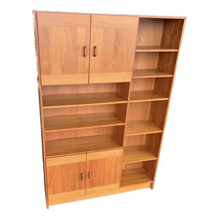 Danish Teak Domino Møbler Bookcase For Sale
