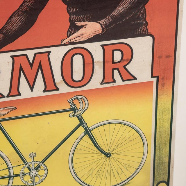 20th Century Armor Bicycles Poster of Eugene Christophe, 1912 For Sale - Image 4 of 14