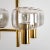 Brass & Glass Pendant Light in the style of Jakobsson, 1970s For Sale - Image 3 of 13