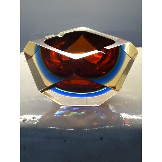 Vintage Murano Glass Bowl, 1960s For Sale - Image 4 of 14