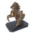 19th Century French Gilt Bronze of Rearing Marly Horse After Guillaume Coustou For Sale