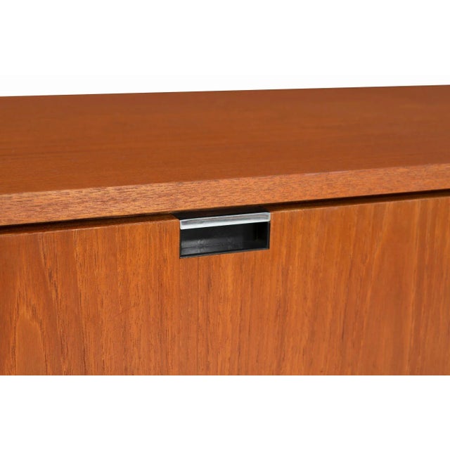 Wood 1970s Florence Knoll Eight-Drawer Credenza in Teakwood For Sale - Image 7 of 9