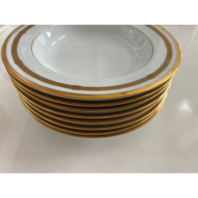 1980s 1980s Christian Dior Fine China Plates- Set of 8 For Sale - Image 5 of 7