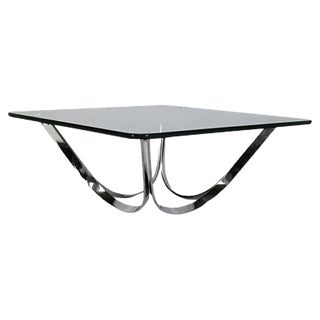 Square Coffee Table by Roger Sprunger for Dunbar, USA, 1970s For Sale