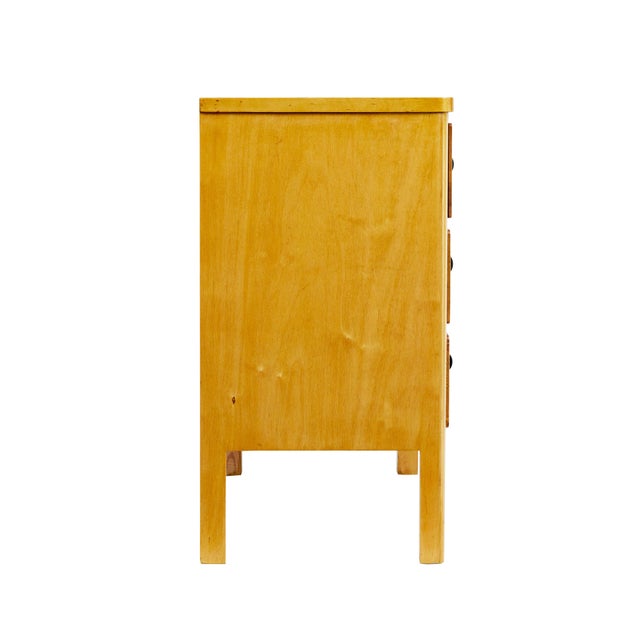 Mid 20th century birch Scandinavian chest of drawers circa 1960. Here we have a practical piece of everyday furniture from...