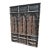 19thc Large Haveli Indian Hand Carved Architectural Door/ Shutter Assembly/ Sculptural For Sale