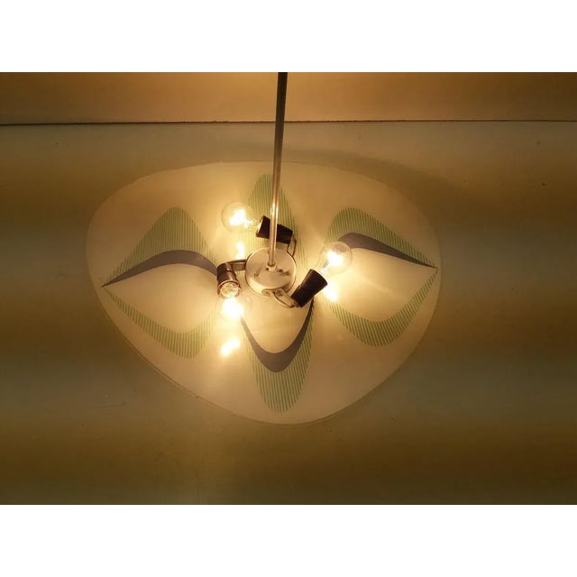 Mid-Century Glass Pendant from Napako, 1960s For Sale - Image 6 of 7