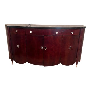 Henredon Large Granite Top Credenza For Sale