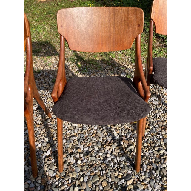 Chairs by Arne Hovmand Olsen for Mogens Kold, 1960s, Set of 4 For Sale - Image 18 of 18