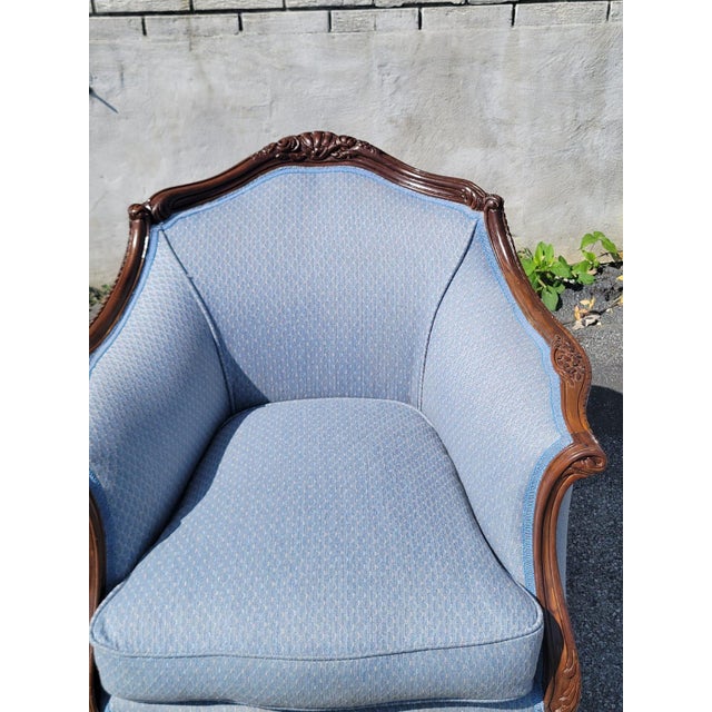 1930s 1930 Italian Club Living Room Chair Beachwood For Sale - Image 5 of 17