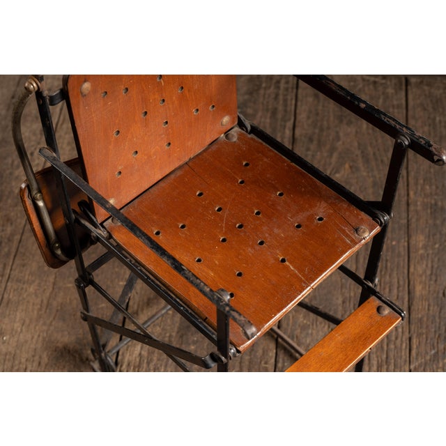 Early 20th Century Salesman Sample Collapsible High Chair For Sale - Image 10 of 12