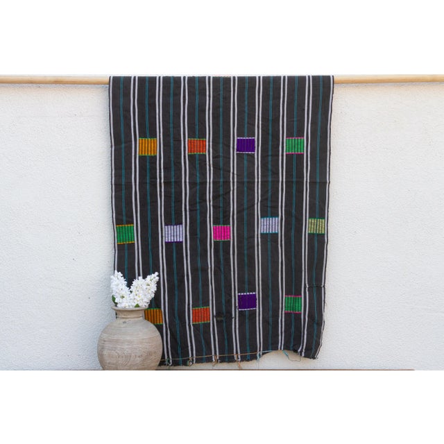 Midnight Vintage Malian Mud Cloth For Sale - Image 9 of 9