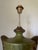 Large Bronze-Green Ceramic Lamp, 1950s For Sale - Image 3 of 18