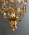 1940s Large gilded metal lantern with foliage decorations by Signe Palladio for Maison Baguès For Sale - Image 10 of 12