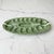 Bordallo Pinheiro Mid 20th Century Olfaire Portugal Majolica Oval Platter Cabbage Leaf Deviled Egg/Oyster Plate Uncommon Mold 7090 For Sale - Image 4 of 10