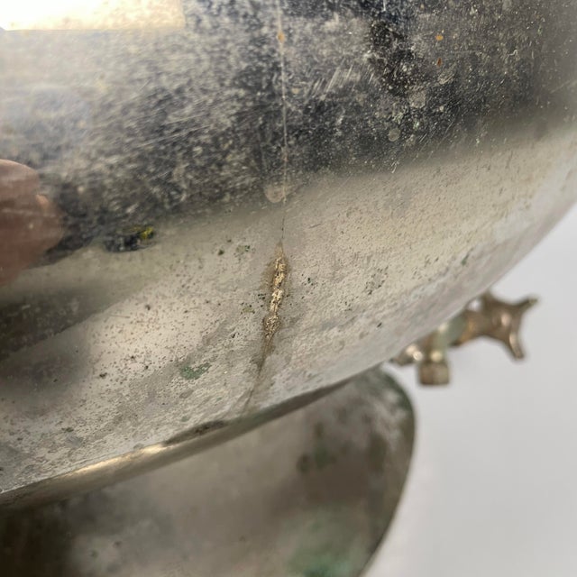 Vintage Italian Steel Soda Water Dispenser by Esperia, 1930s For Sale - Image 12 of 18