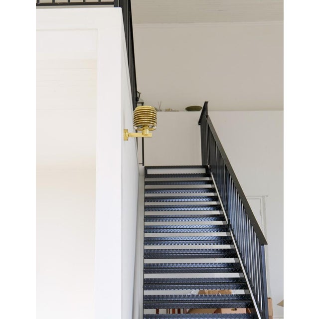 Gold Mid-Century Wall Lamp Model V-299 by Hans-Agne Jakobsson, 1960s, Set of 2 For Sale - Image 8 of 15