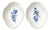 Vintage Miniature Bowls with Blue Floral Motif from Meissen Porcelain, 1970s, Set of 2 For Sale