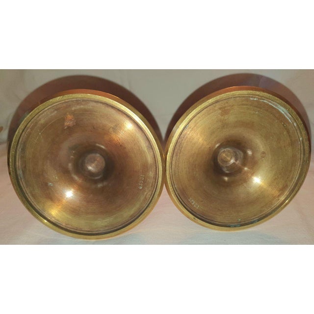 9th Century Gothic Bronze Candlesticks, Set of 2 For Sale - Image 4 of 11