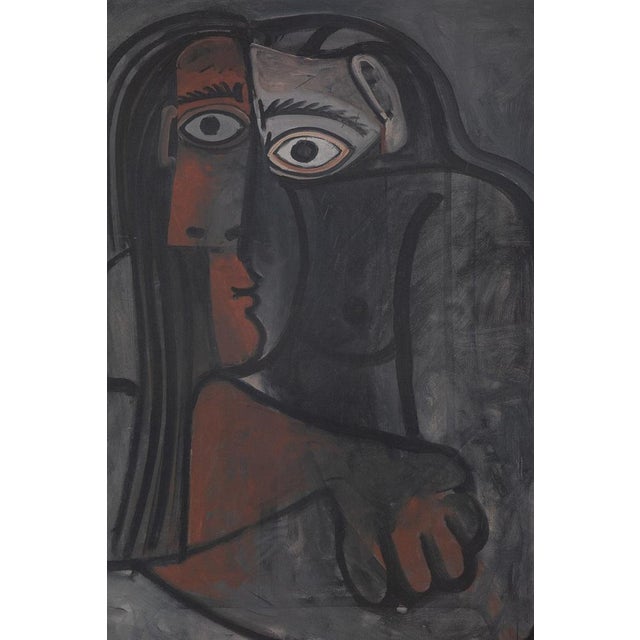 Pablo Picasso (1881-1973) Nude with Crossed Arms Original color poster after the 1960 work On poster paper, 56 x 76 cm...