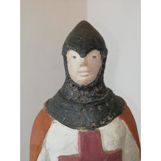 Gray Sculpture Guglielmo Embriaco by Umberto Piombino for Il Tondo, Produced for Erg S.P.A., Italy, 1983 For Sale - Image 8 of 18