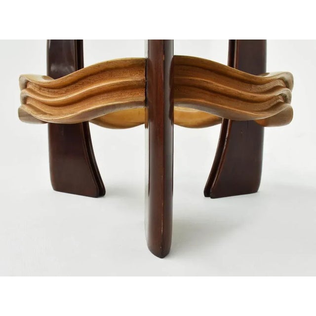 Futurist Italian Coffee Table from Vittorio Valabrega, 1930s For Sale - Image 8 of 9