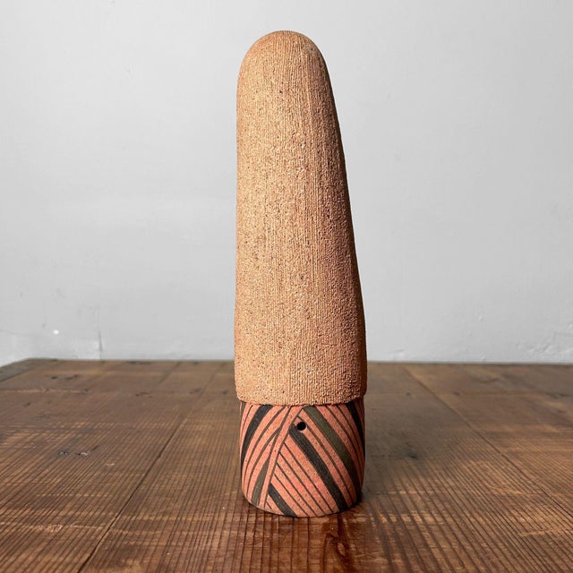 Terracotta Kokeshi Dolls, Japan, 1960s, Set of 2 For Sale - Image 16 of 17