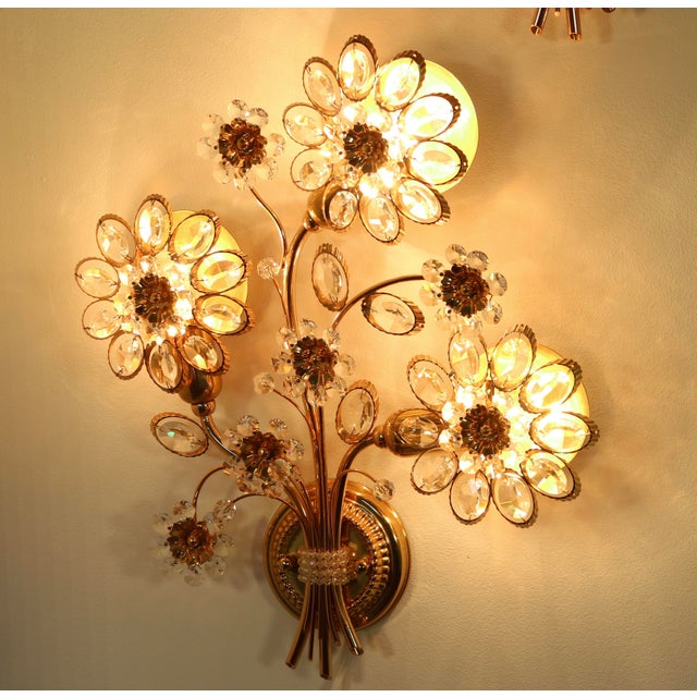 1970s Hollywood Regency Sconces Appliques by Palwa For Sale - Image 9 of 10
