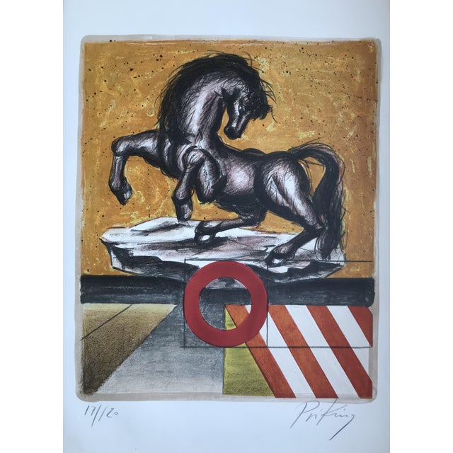 Franz Priking, After the Storm 1972, Original Signed Lithograph For Sale - Image 5 of 5