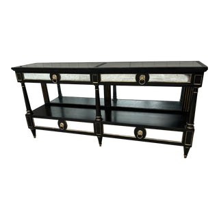 Vintage Lillian August for Drexel Louis XVI Mirrored Console For Sale
