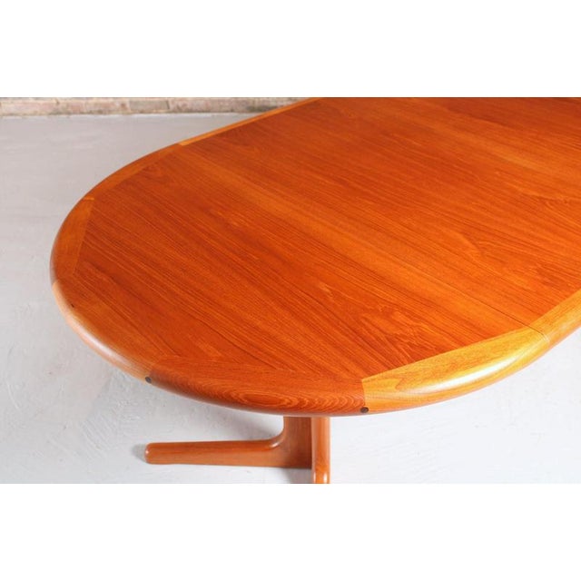 Mid-Century Danish Extending Dining Table in Teak, 1970s For Sale - Image 9 of 13