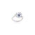 Metal Royal Blue Sapphire Diamond Wedding Ring for Women Size 5 For Sale - Image 7 of 12