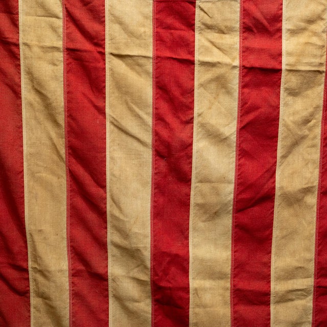 Bulldog Bunting American Flag With 48 Stars c.1940-1950 For Sale - Image 4 of 6