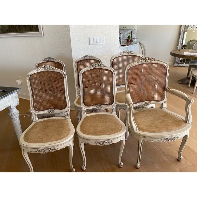 Early 19th Century Early 19th Century French Country Cane Dining Chairs For Sale - Image 5 of 9