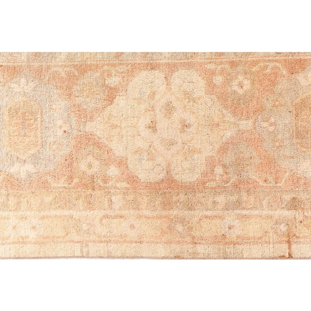 Textile Antique Indian Amritsar Handmade Wool Rug For Sale - Image 7 of 8