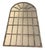 Set of Four Vintage White-Washed Iron Arched Window-Style Wall Mirrors For Sale - Image 4 of 12